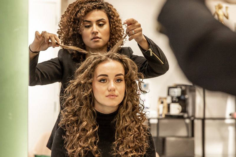 verschillnde styling methodes voor krullen